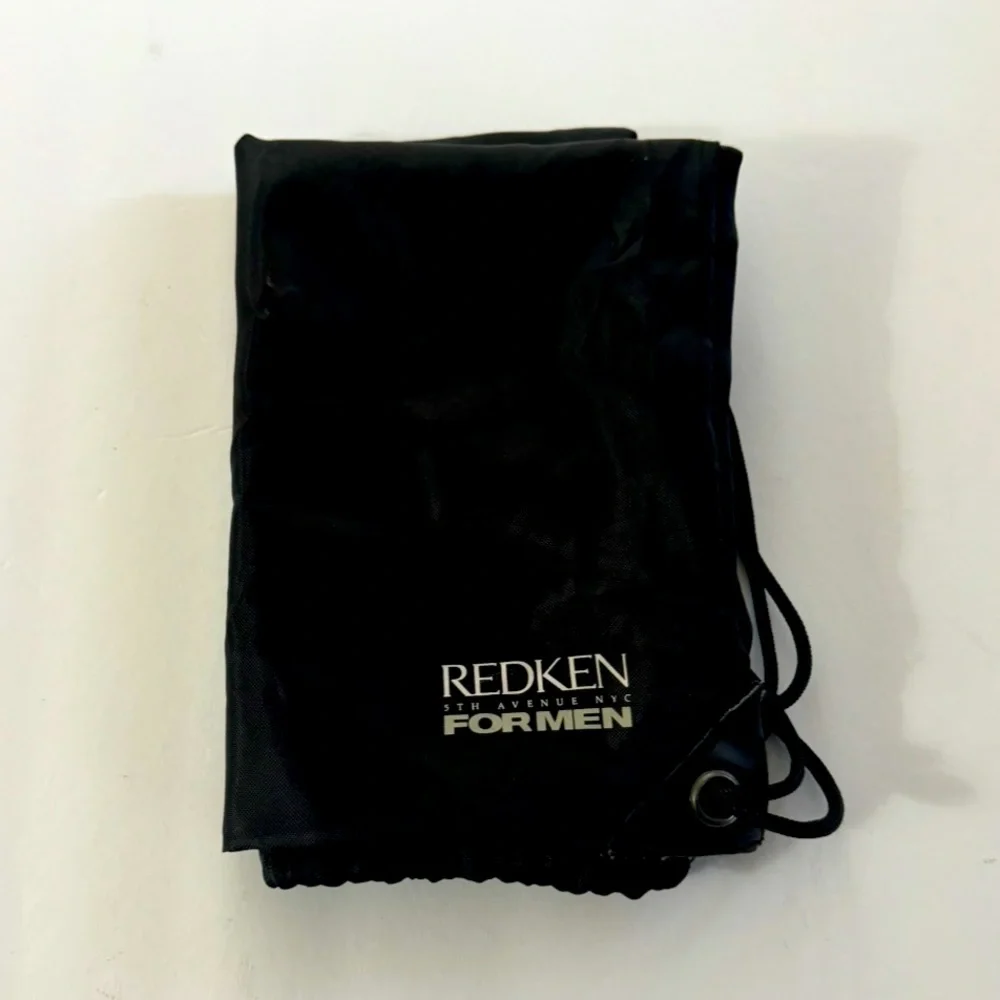 💕 5th Avenue NYC Redken for Men 12” x 20” black drawstring bag